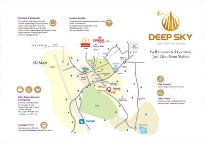Project Image of 291.7 - 364.9 Sq.ft 1 BHK Apartment for buy in Deep Sky D Wing