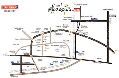 Sai Surya Green Meadows Location Plan 1