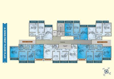 Project Image of 279.97 - 656.6 Sq.ft 1 BHK Apartment for buy in Shantee Skyblue Residency