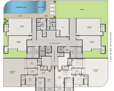 Project Image of 633.35 - 1277.89 Sq.ft 2 BHK Apartment for buy in Pioneer The Coastal Bay