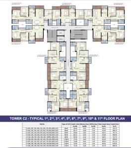Project Image of 661.56 - 1996.18 Sq.ft 1.5 BHK Apartment for buy in Goel Newtown Ph 3 C Bldg