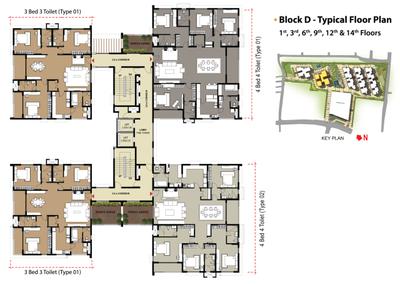 Project Image of 1280.0 - 1884.0 Sq.ft 2 BHK Apartment for buy in Sattva Necklace Pride