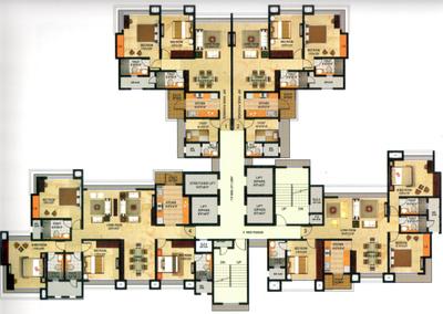 Project Image of 1050 Sq.ft 3 BHK Apartment / Flat for sale in Thane West for Rs. 20900000