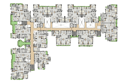 Project Image of 1720.0 - 2417.0 Sq.ft 2.5 BHK Apartment for buy in Veegaland Lluvia Garden