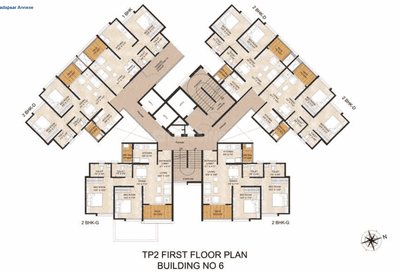 Project Image of 725.0 - 908.0 Sq.ft 2 BHK Apartment for buy in Shapoorji Pallonji Joyville Hadapsar Annexe
