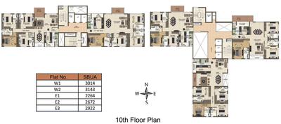 Project Image of 2168.0 - 6200.0 Sq.ft 3 BHK Apartment for buy in Altius