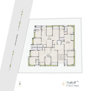 Project Image of 1131.5 - 1263.25 Sq.ft 3 BHK Apartment for buy in Giriraj Avinya