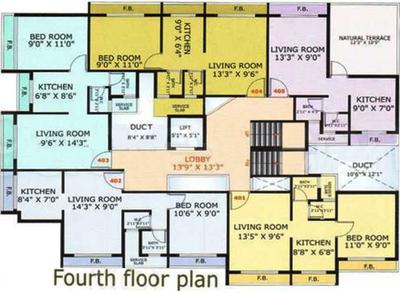 Project Image of 600.0 - 680.0 Sq.ft 1 BHK Apartment for buy in Sahil Associates Sai Riddhi Apartment