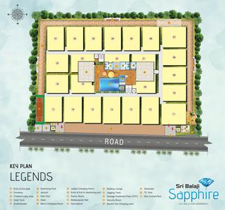 Project Image of 792.0 - 1260.0 Sq.ft 2 BHK Apartment for buy in Sri Balaji Sapphire