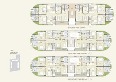 Project Image of 2303.0 - 2557.0 Sq.ft 4 BHK Apartment for buy in Sky Seven The Emperor