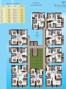 Project Image of 840.0 - 1409.0 Sq.ft 2 BHK Apartment for buy in Vaarahi Lakeview