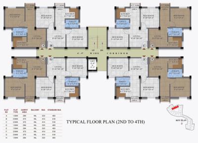 Project Image of 274.0 - 943.0 Sq.ft 1 RK Apartment for buy in Srijan Star Swapno Puron