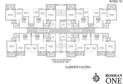 Project Image of 341.0 - 390.0 Sq.ft 1 BHK Apartment for buy in Roshan One