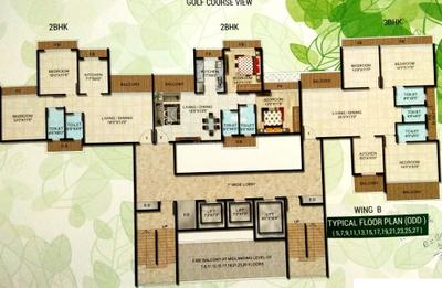 Project Image of 783.0 - 826.0 Sq.ft 3 BHK Apartment for buy in Bhagwati Greens 3