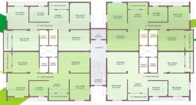 Project Image of 1030 Sq.ft 3 BHK Apartment / Flat for sale in Pamsara for Rs. 7500000