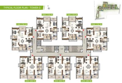 Project Image of 1335.0 - 2400.0 Sq.ft 3 BHK Apartment for buy in Pavani Mirabilia Phase II