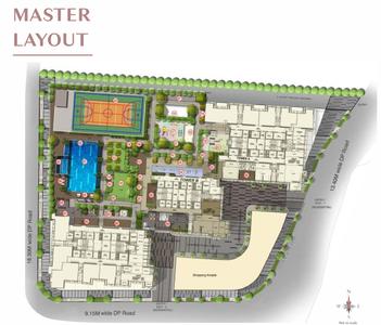 Project Image of 386.96 - 982.96 Sq.ft 1 BHK Apartment for buy in Sheth Auris Ilaria Tower B