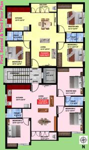 Project Image of 0.0 - 1182.0 Sq.ft 3 BHK Apartment for buy in Eeshani Anbhagam