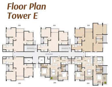 Project Image of 751.22 - 1013.86 Sq.ft 2 BHK Apartment for buy in Mahindra Lakewoods Towers D E