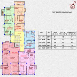 Project Image of 435.0 - 1518.0 Sq.ft 1 BHK Apartment for buy in PJ Orchid