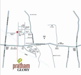 Shanu Pratham Glory Location Plan 1