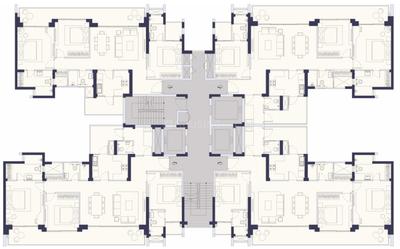 Project Image of 1063.4 - 1537.0 Sq.ft 3 BHK Apartment for buy in Conscient Parq