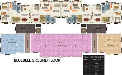Project Image of 684.0 - 1074.0 Sq.ft 2 BHK Apartment for buy in GS Geetanjali Garden