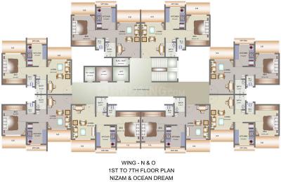 Project Image of 677.0 - 704.0 Sq.ft 1 BHK Apartment for buy in Tharwani Vedant Nakshatra