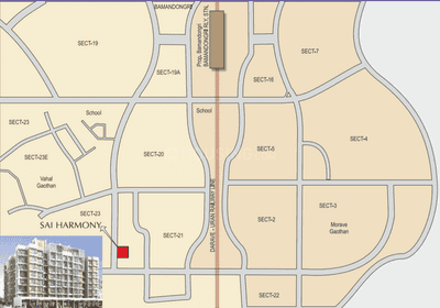 Project Image of 1015 Sq.ft 2 BHK Apartment / Flat for sale in Ulwe for Rs. 8500000