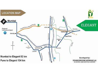Project Image of 423.0 - 1314.0 Sq.ft 1 BHK Apartment for buy in Dgains Bhoomi Elegant Phase I