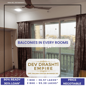 Project Image of 464.0 - 729.0 Sq.ft 1 BHK Apartment for buy in Drashti Empire Phase 1