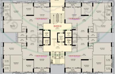 Project Image of 1301.46 - 1994.44 Sq.ft 3 BHK Apartment for buy in Sparsh Four Seasons Residency