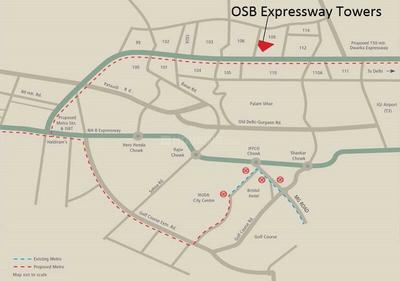 Project Image of 376.0 - 745.0 Sq.ft 1 BHK Apartment for buy in OSB Expressway Towers
