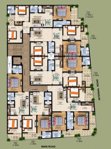Project Image of 1050.0 - 1890.0 Sq.ft 2 BHK Apartment for buy in THV Orchid Heights