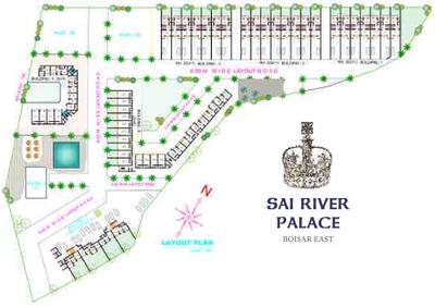 Project Image of 0.0 - 834.0 Sq.ft 3 BHK Villa for buy in Sai Universal River Palace Row House
