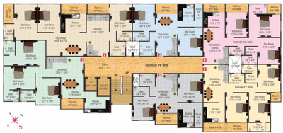 Project Image of 1260.0 - 2911.0 Sq.ft 2 BHK Apartment for buy in Meeradhe Dreams