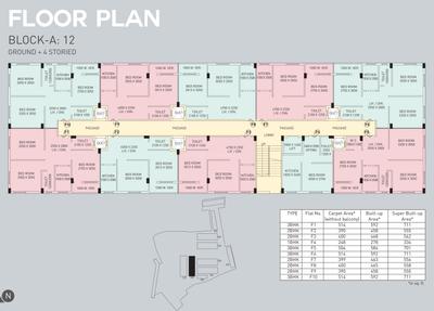 Project Image of 334.0 - 784.0 Sq.ft 1 BHK Apartment for buy in Om Sky City Phase I