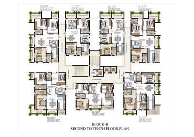 Project Image of 1820.0 - 2170.0 Sq.ft 3 BHK Apartment for buy in Sita Exotica Tower Begonia