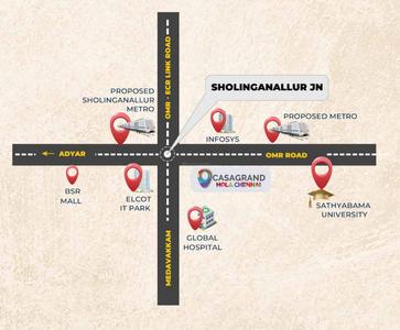 Project Image of 1174.0 - 3796.0 Sq.ft 2 BHK Apartment for buy in Casagrand Holachennai