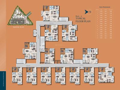 Project Image of 1055.0 - 1840.0 Sq.ft 2 BHK Apartment for buy in Sri Srinivasa Dhruv Tranquil