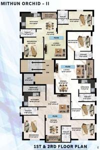 Project Image of 845.0 - 1229.0 Sq.ft 2 BHK Apartment for buy in Mithun Orchid