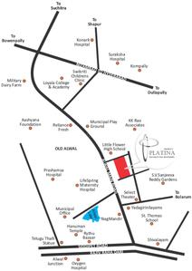 Saanvee Platina Project Location Plan 1