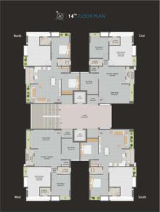 Project Image of 606.22 - 760.04 Sq.ft 3 BHK Apartment for buy in Vaibhav Prince Avenue