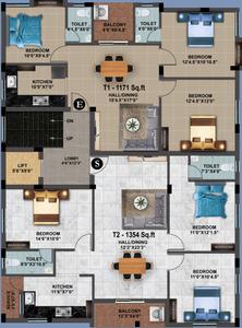 Project Image of 824.0 - 1354.0 Sq.ft 2 BHK Apartment for buy in MP Nyra