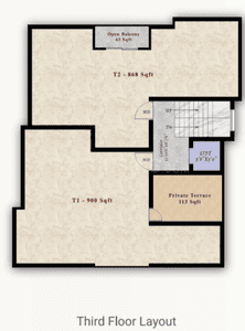 Project Image of 868.0 - 1055.0 Sq.ft 2 BHK Apartment for buy in AK Agate