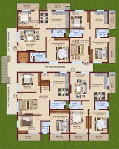 Project Image of 985.0 - 1455.0 Sq.ft 2 BHK Apartment for buy in Shriya Elite