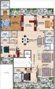 Project Image of 2500 Sq.ft 4 BHK Builder Floor for sale in Green Field Colony for Rs. 25500000