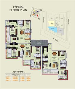 Project Image of 1633.0 - 1942.0 Sq.ft 3 BHK Apartment for buy in Krish Eirianwen