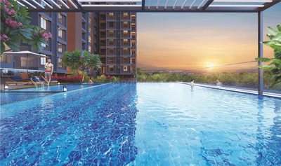 Project Image of 1040 Sq.ft 2 BHK Apartment / Flat for sale in Kiwale for Rs. 6900000