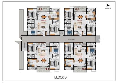 Project Image of 1295.0 - 2082.0 Sq.ft 2 BHK Apartment for buy in Lumbodhara Orchid Aarna